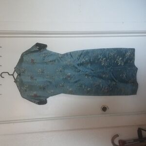 Vintage Oriental  Silk Geisha Dress Hong Kong Silk Mills